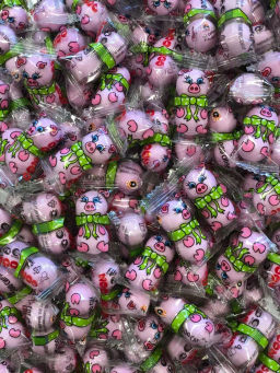 Драже ZOO-ZOO Поросёнок /вкус Томленое молоко/ кремовое с воз рисом вес 1000 г (Сириус)