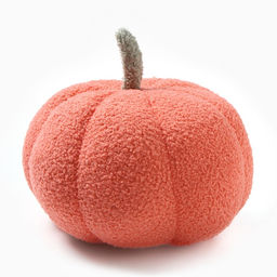 Подушка декоративная Этель. Тыква, d=28 см, жёлтая фото 4