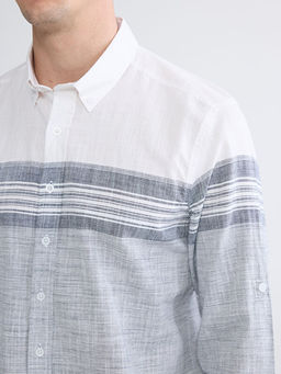 Regular Fit ?izgili Erkek G?mlek