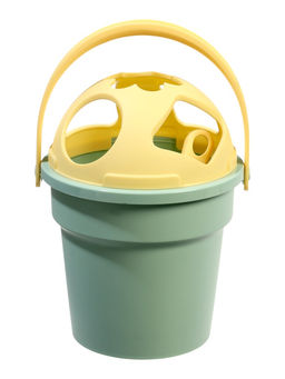 Песочный набор-сортер "Поиграй со мной", 8 предм.(ведерко, сортер, совочек, 5 формочек), эвколиптовы