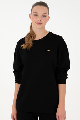 Женский черный свитшот - U.s. polo assn фото 3