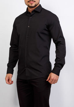 Сорочка мужская длинный рукав GREG 340/139/BLK/Z  фото 9