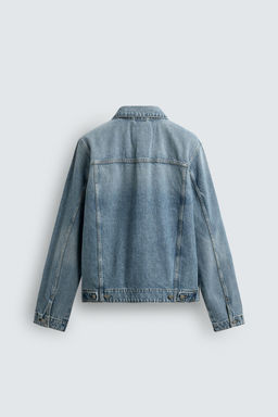 CAZADORA DENIM B?SICA / Azul medio - Zara фото 9