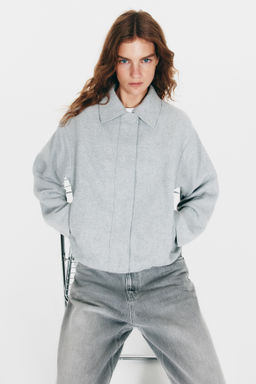 Cazadora bomber con cuello - H&m фото 8