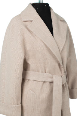 Пальто женское демисезонное Classic Reserve (пояс) - El podio фото 10