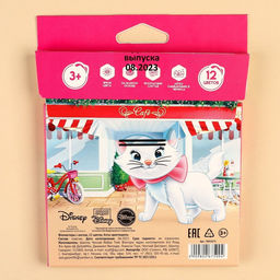 Фломастеры с кистью, 12 цветов, Коты аристократы - Disney фото 6