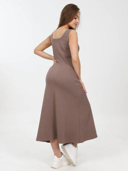 Платье-лапша Милагрос_934/капучино