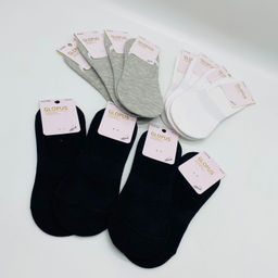 Следки GLOPUS однотонные 12 шт в уп (арт. A0706-2)