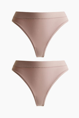 Pack de 2 bragas Brazilian de microfibra