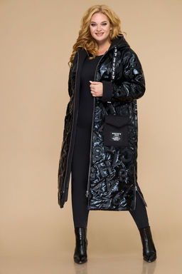 Пальто Svetlana Style 1826 черный+буквы