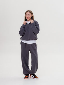 327 Костюм-трансформер с утяжками, графит - Knitka wear фото 12