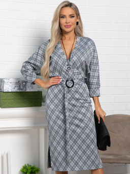 Платье Фокси (серое) П15438-4М