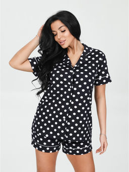 Нимфа пижама женская (горох)