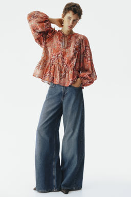 Blusa con peplum - H&m фото 2