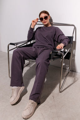 Комплект(костюм) с брюками палаццо Футер 2-х нитка - Relay фото 102