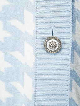 Кардиган женский ZZ-02002 l.blue/white - Eleganzza фото 4