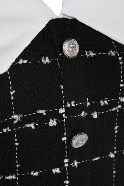 TRENDYOLMILLA Mavi Ekose / Kareli Dokuma Elbise TWOAW23EL00701 фото 13