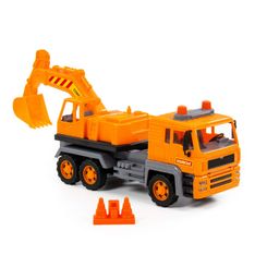 Алмаз, автомобиль-экскаватор инерционный (в коробке) - Полесье фото 5