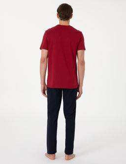 Bordo K_sakol Pijama Tak_m_