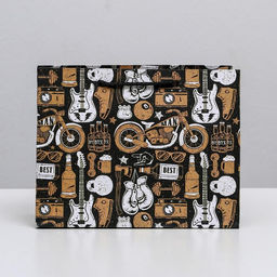 Пакет ламинированный горизонтальный For the best man, MS 23 18 10 см - Дарите счастье фото 2