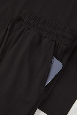 Siyah Regular/Normal Kesim Biye Detayl_ Nak__l_ Pijama Tak_m_ TMNAW26PT00030 - Trendyolmilla фото 2