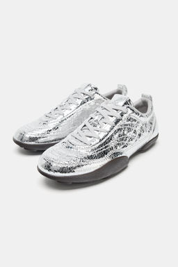 METALLIC-EFFECT TRAINERS - Zara фото 3
