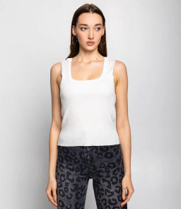 Топ #КТ2056, белый