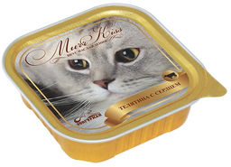 Консервы для кошек "МуррКисс" Телятина с сердцем (8788)