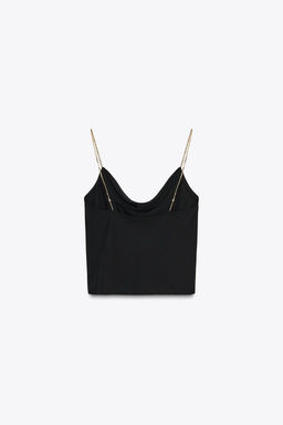 CHAIN STRAP CAMISOLE TOP - Zara фото 7
