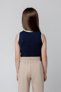 Crockid _ КР 302073/индиго к396 майка для дев