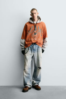 NFL MIAMI DOLPHINS TEXTURED T-SHIRT