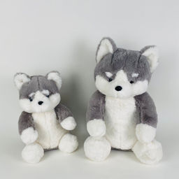 Мягкая игрушка Хаски сидящий 45 см