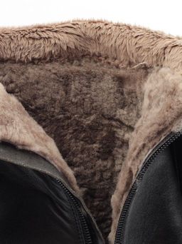 02-K82-D1 BLACK Сапоги зимние женские (натуральная кожа, натуральный мех (еврозима)) - Фабричный китай фото 14