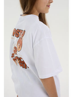 Футболка Пончик белый Девочка - София фото 7