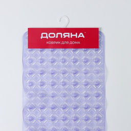 Коврик противоскользящий в ванну на присосках Доляна Рельеф,37?88 см, цвет МИКС фото 9