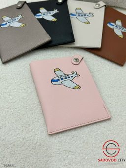 Обложка для паспорта с ярким принтом самолёта. - Bruno фото 19