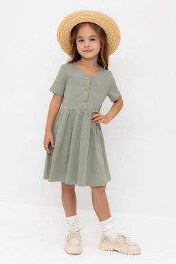 КР 5876/зеленый чай к565 платье для дев - Crockid фото 2