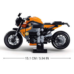 Конструктор мотоцикл Sluban Модельки, 196 деталей, 6+