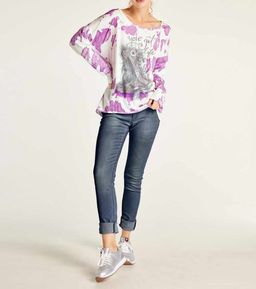 Блузка, розово-белая - Heine фото 3