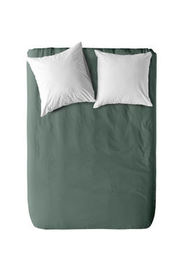 Простыня на резинке перкаль Актив 200х180х25 "Wenge" рис. 86078-9 Chinois Green