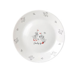 Тарелка плоская JEWEL Гусики 19 см (стеклокерамика) (ПС00110-58)