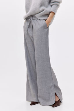 Pantal?n acampanado con cord?n de ajuste - H&m фото 5