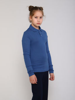 Рубашка-поло Лицей белый Ладошки  фото 16