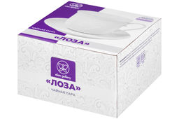 Чайная пара 2 пр. 450 мл 14*11*8,5 см Лоза, фарфор - Elan gallery фото 9