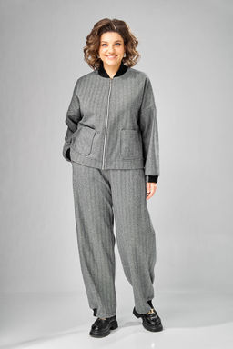 Бомбер VN fashion 1101 серый