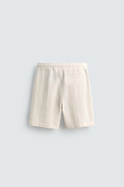 BERMUDA JACQUARD GEOM?TRICO / Crudo - Zara фото 8