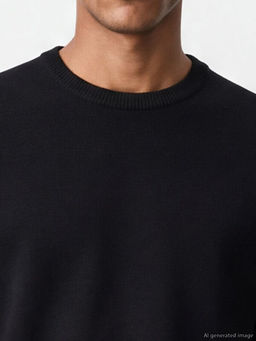 Bisiklet Yaka Erkek Triko Kazak