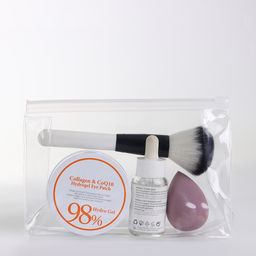 Цена за 2 шт. Косметичка с застёжкая зип-лок, прозрачная - Simaland фото 2