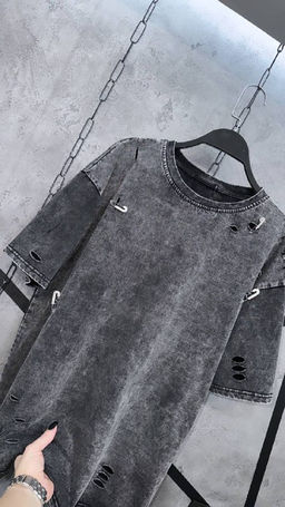 Футболка с эффектом tie-dye (под варёнку)