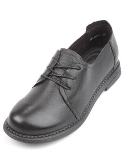 03-DHL140-1 BLACK Полуботинки женские (натуральная кожа)